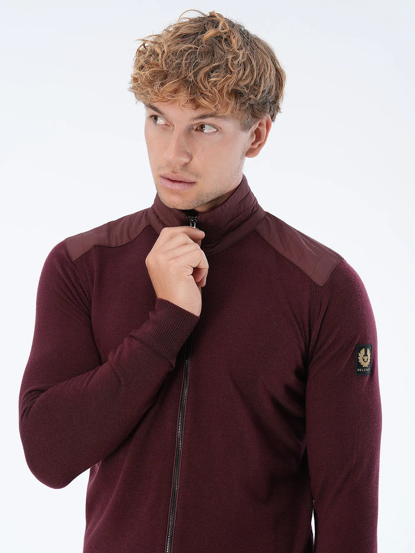 BELSTAFF | Strickjacke KELBY | rot